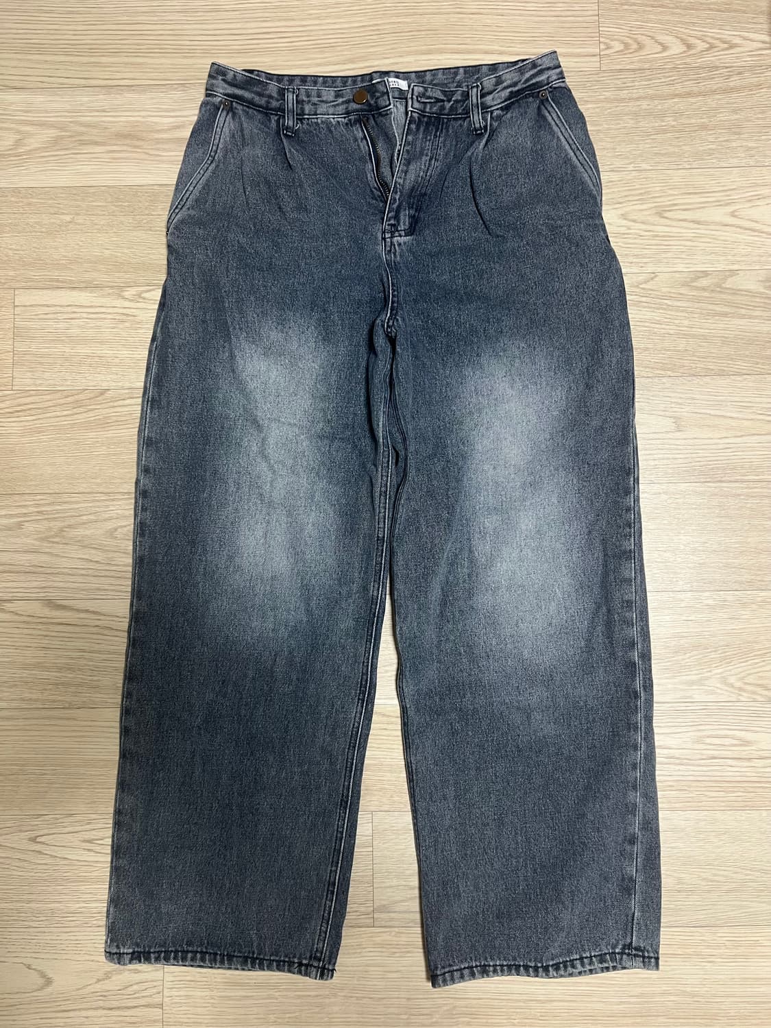 콘트로바날레 워싱 와이드 데님 M 상품이미지1