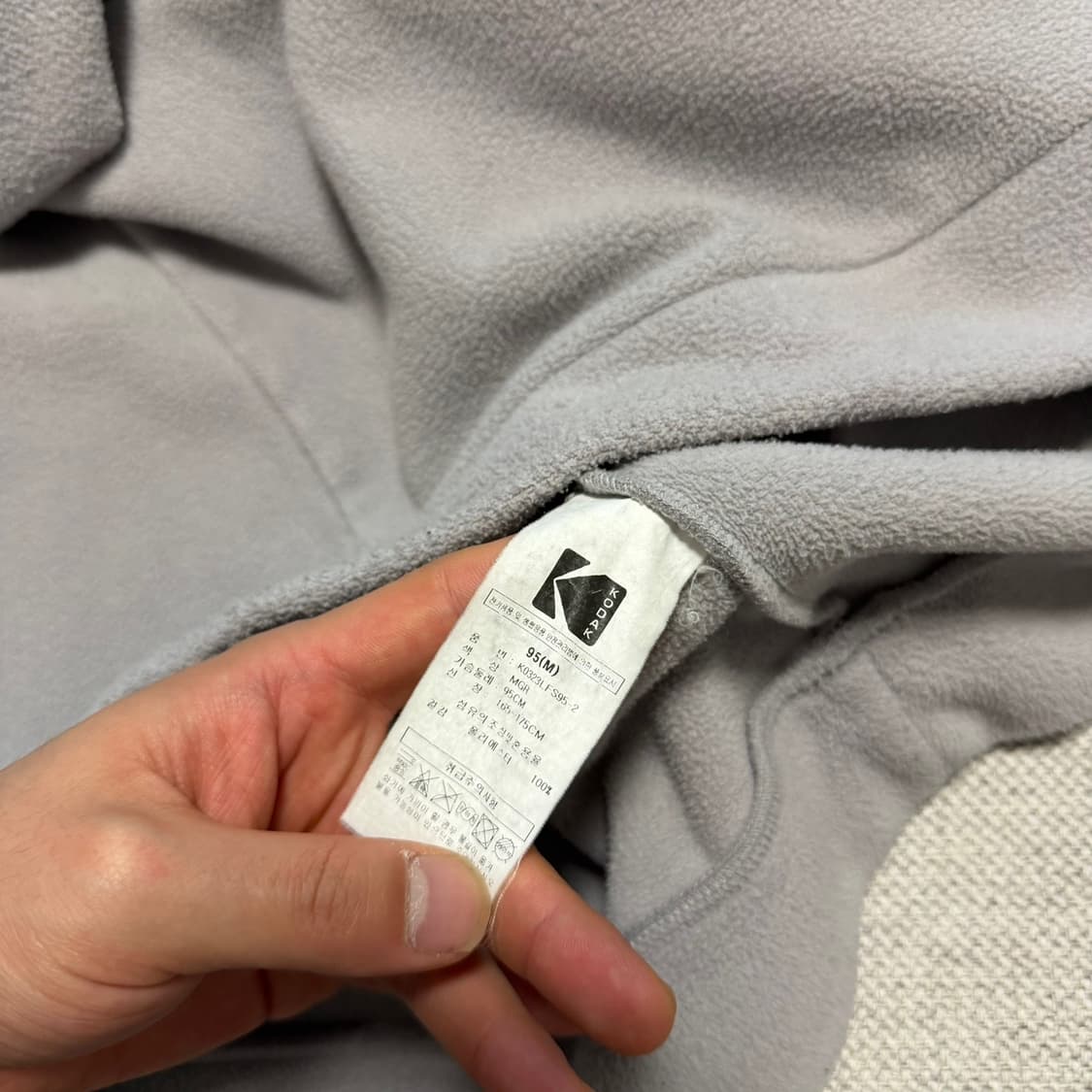 코닥 하프집업 플리스 맨투맨 상품이미지3