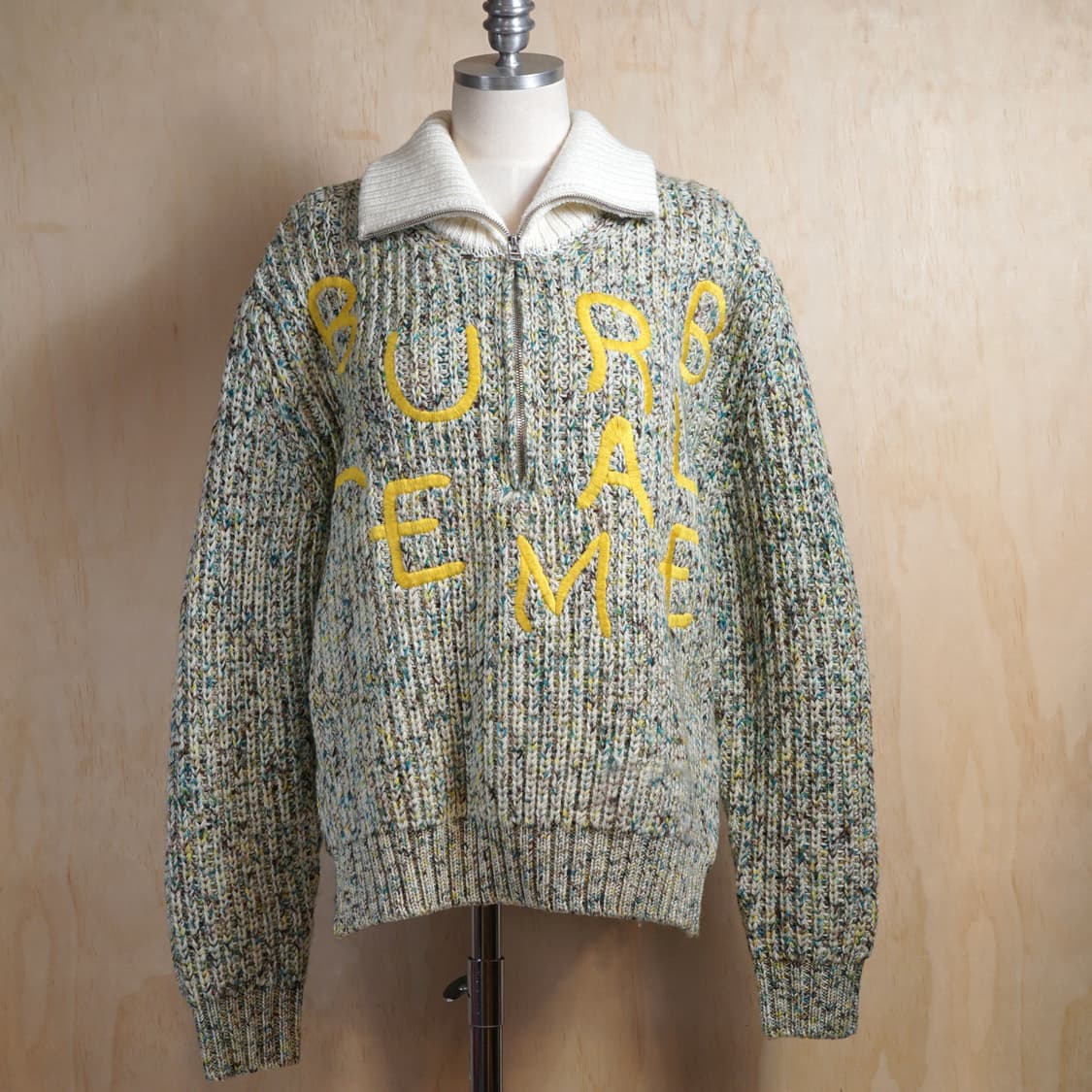 블루마블 23FW 로고 울 스웻 상품이미지2