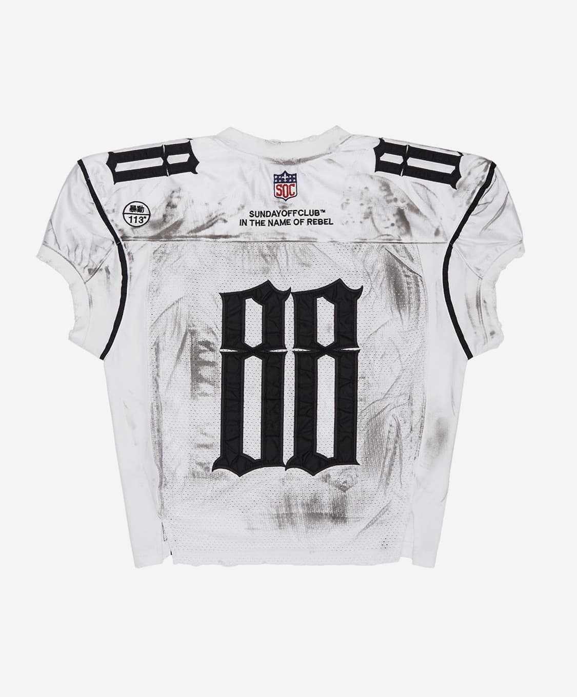 Dirty Embroidered Jersey 선데이 오프 클럽 져지 탑 상품이미지2