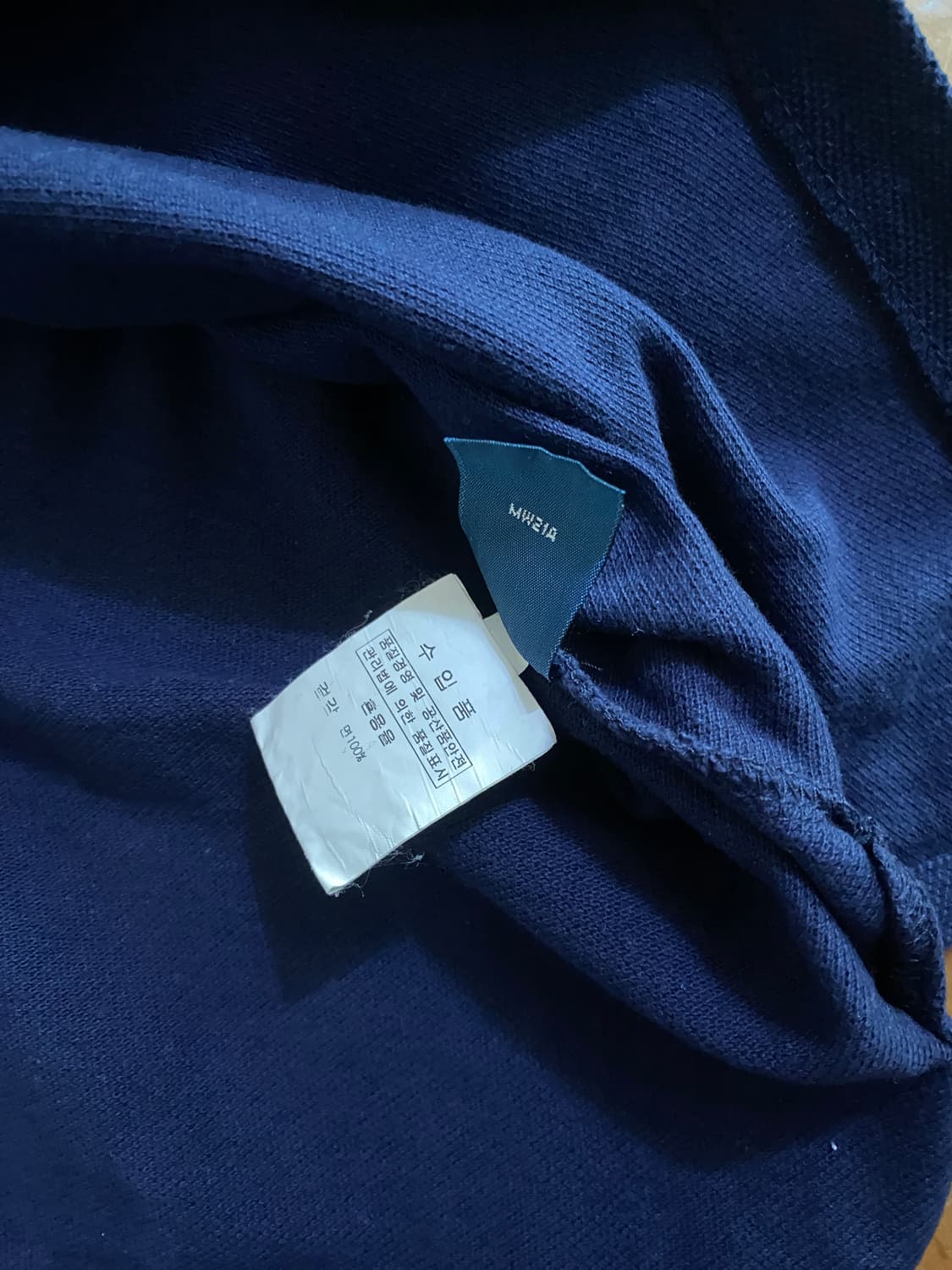 폴로 랄프로렌 네이비 빅포니 반팔 카라티 M(100) 상품이미지4