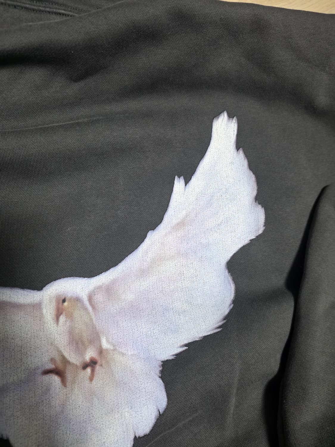 이지갭 발렌시아가 도브 후드 블랙 L 베트남산 yeezy gap 상품이미지9