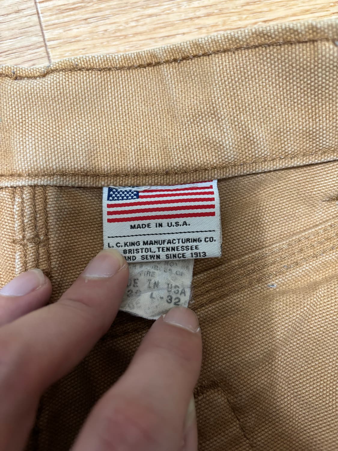 LC King 포인터 USA 캔버스 워크 바지 상품이미지6