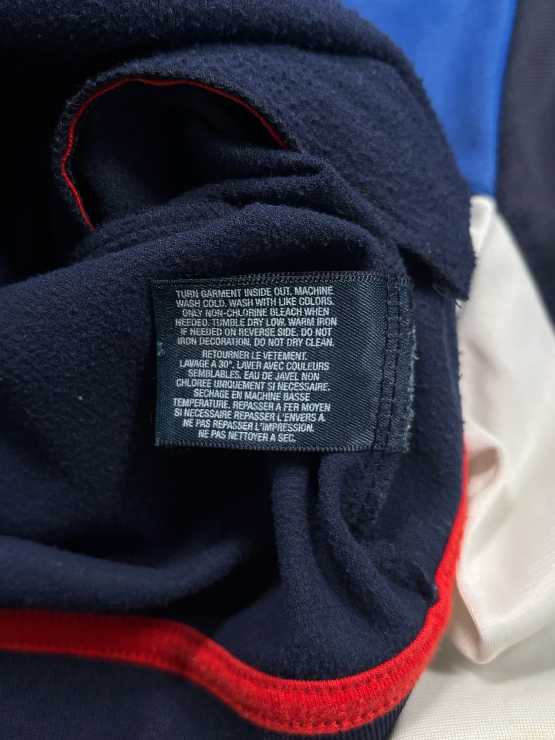 폴로 네이비 배색 트랙 자켓 상품이미지6