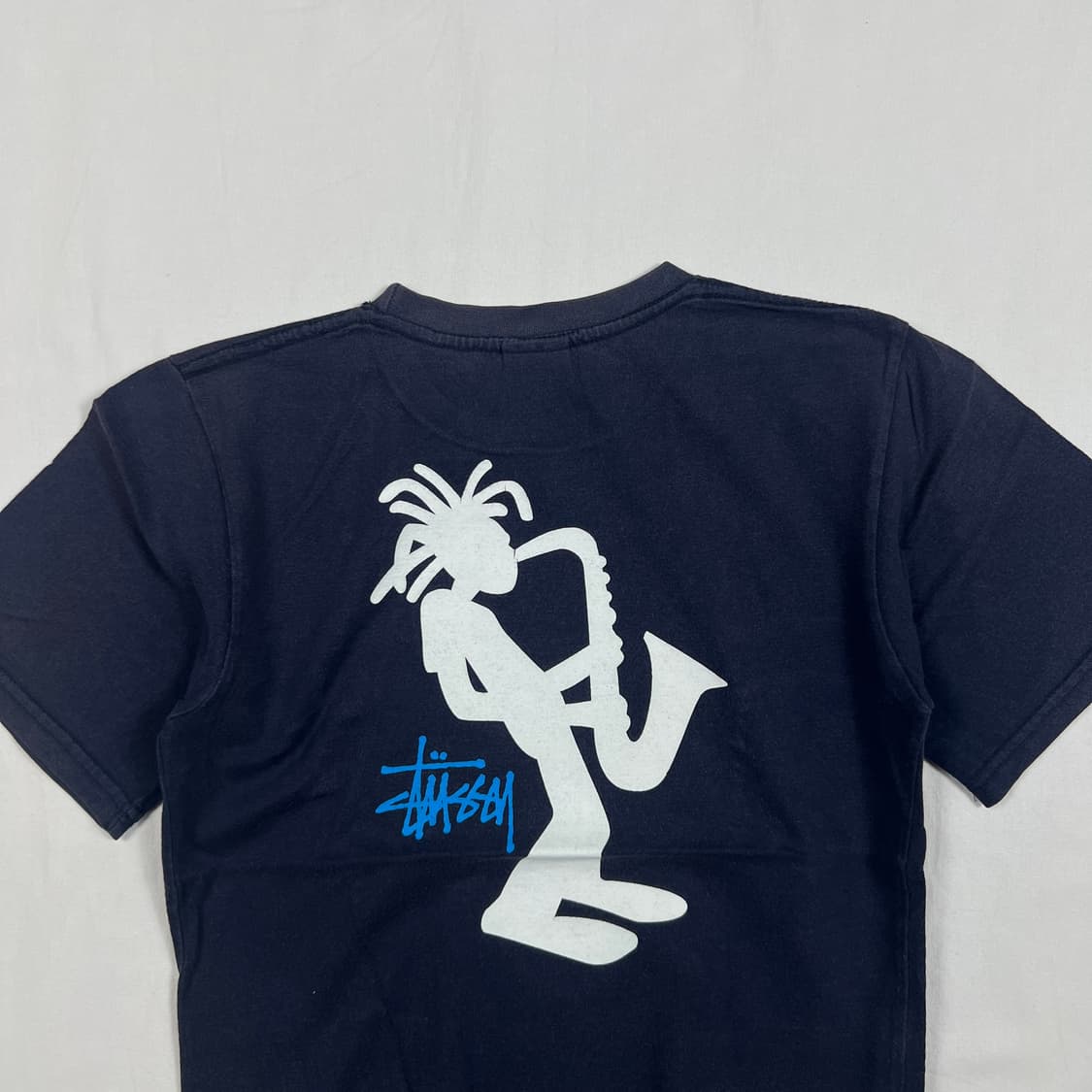 90’s 스투시 stussy 쉐도우맨 드레드락 색소폰 반팔티 상품이미지7