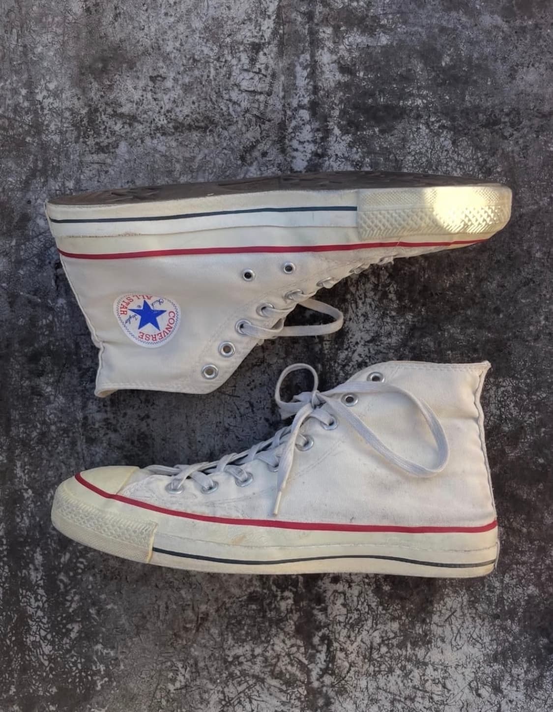 컨버스 7-80s 화이트 하이 us9 (270~275) 빈티지 USA 상품이미지3