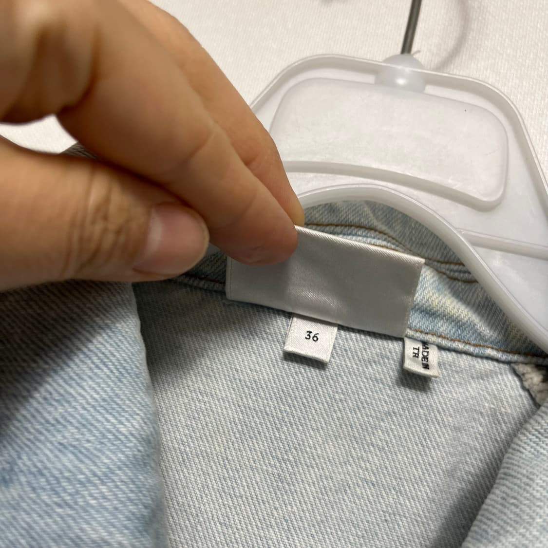 게스투즈 GESTUZ 한섬 데님 청자켓 36 상품이미지3