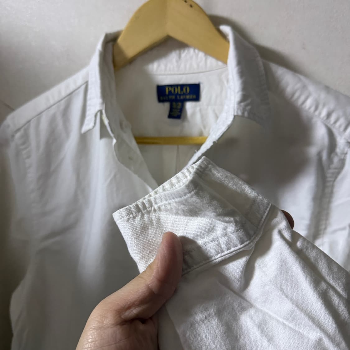 폴로 랄프로렌 옥스포드 보이즈 셔츠 XL (여성 66정도) 상품이미지5