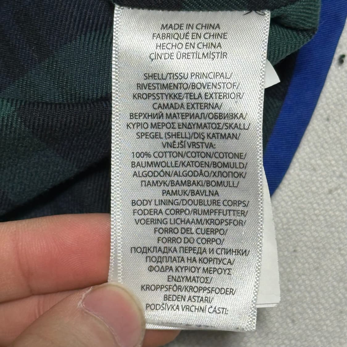 M 폴로랄프로렌 블루 트윌코튼 베이포트 자켓 상품이미지5