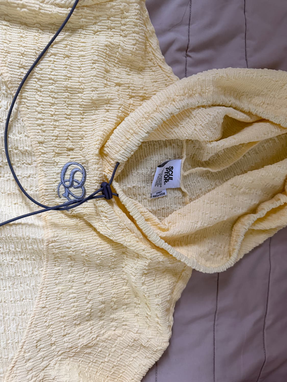 스컬프터 스트링 후디 (레몬) 상품이미지7