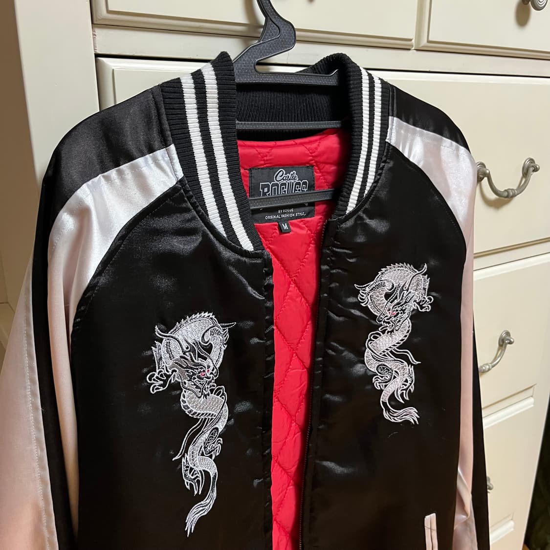 [M] 캐슬로그 CASTLE ROUGE 자수 스카잔 상품이미지3