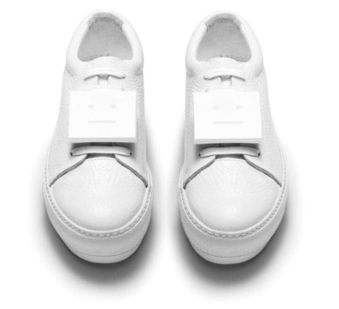 Acne Studios 아크네 레더 스니커즈 정품 새제품38사이즈 상품이미지7