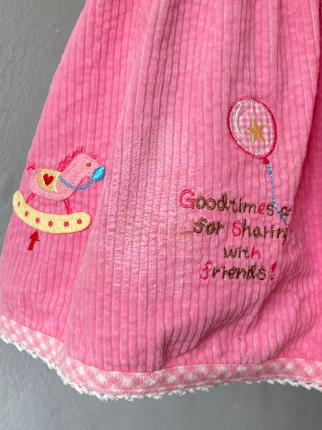 *KIDS* 핑크 골지 자수 원피스 상품이미지8