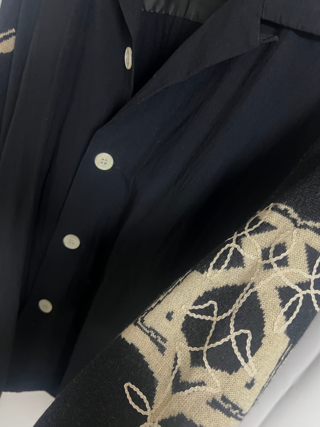 니콜클럽 니트 셔츠 상품이미지2