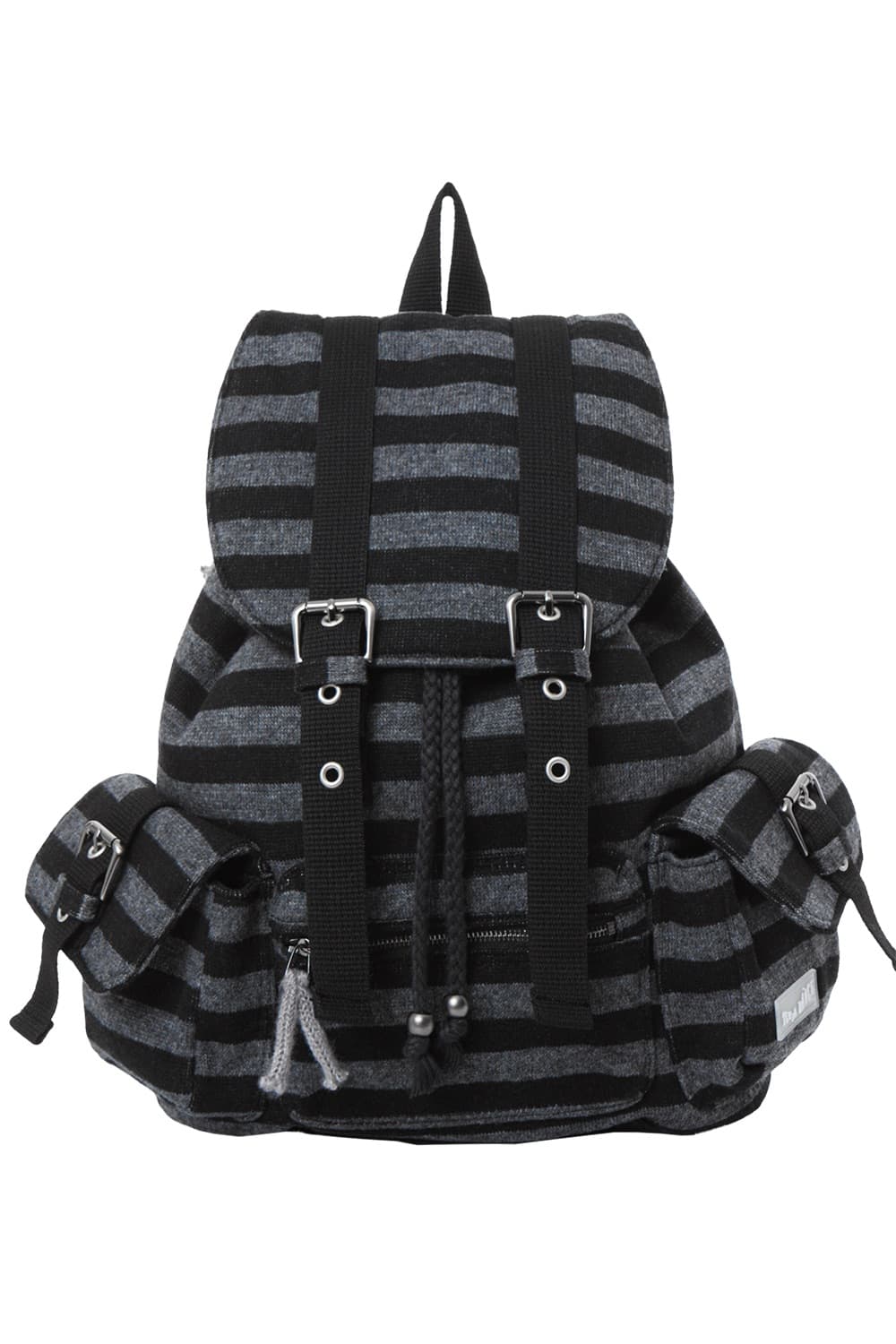 텐스댄스 파히섬 WOOL STRIPE BACKPACK_BLACK 상품이미지1