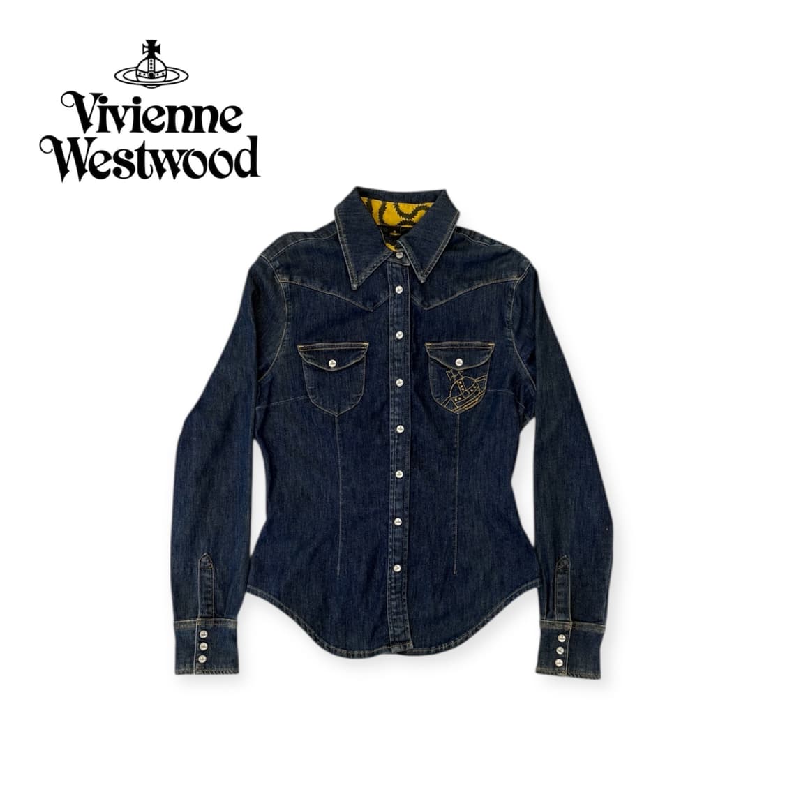 비비안 웨스트우드 x Lee 데님 셔츠 상품이미지1
