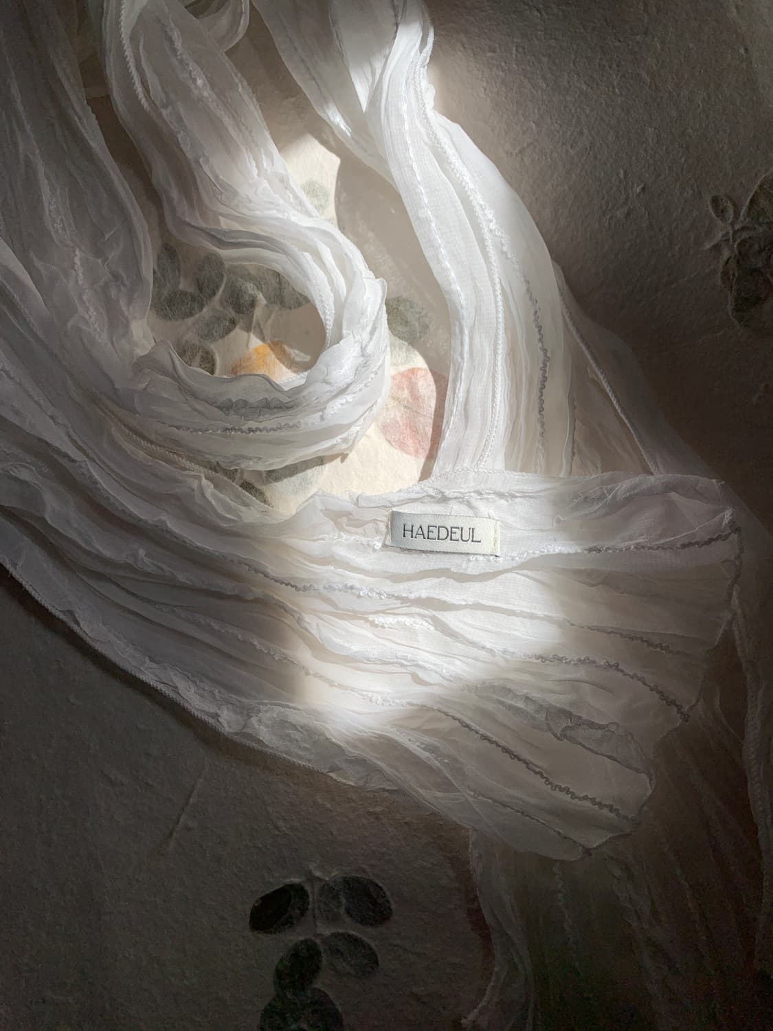 Cloudy White Scarf 상품이미지2