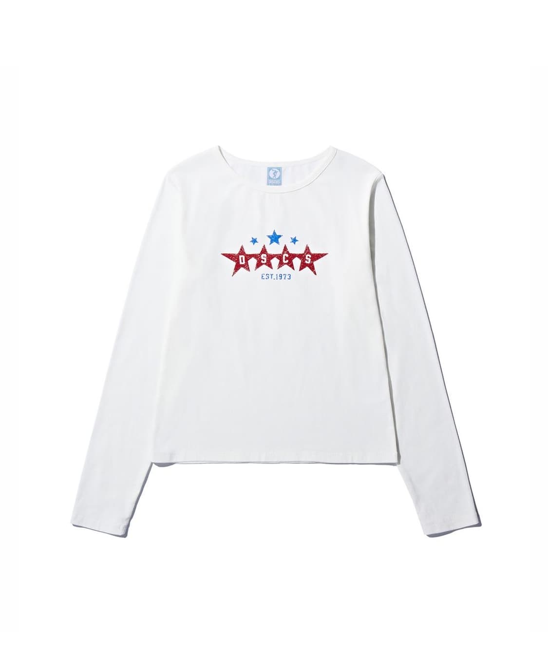 디스커스애슬레틱 우먼즈 스타 로고 롱 슬리브 티셔츠 상품이미지1
