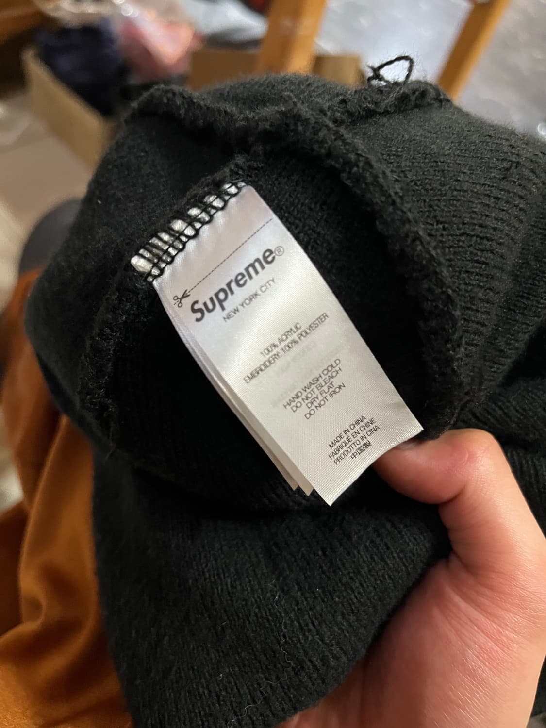 Supreme Peace Embroidered Beanie 상품이미지3