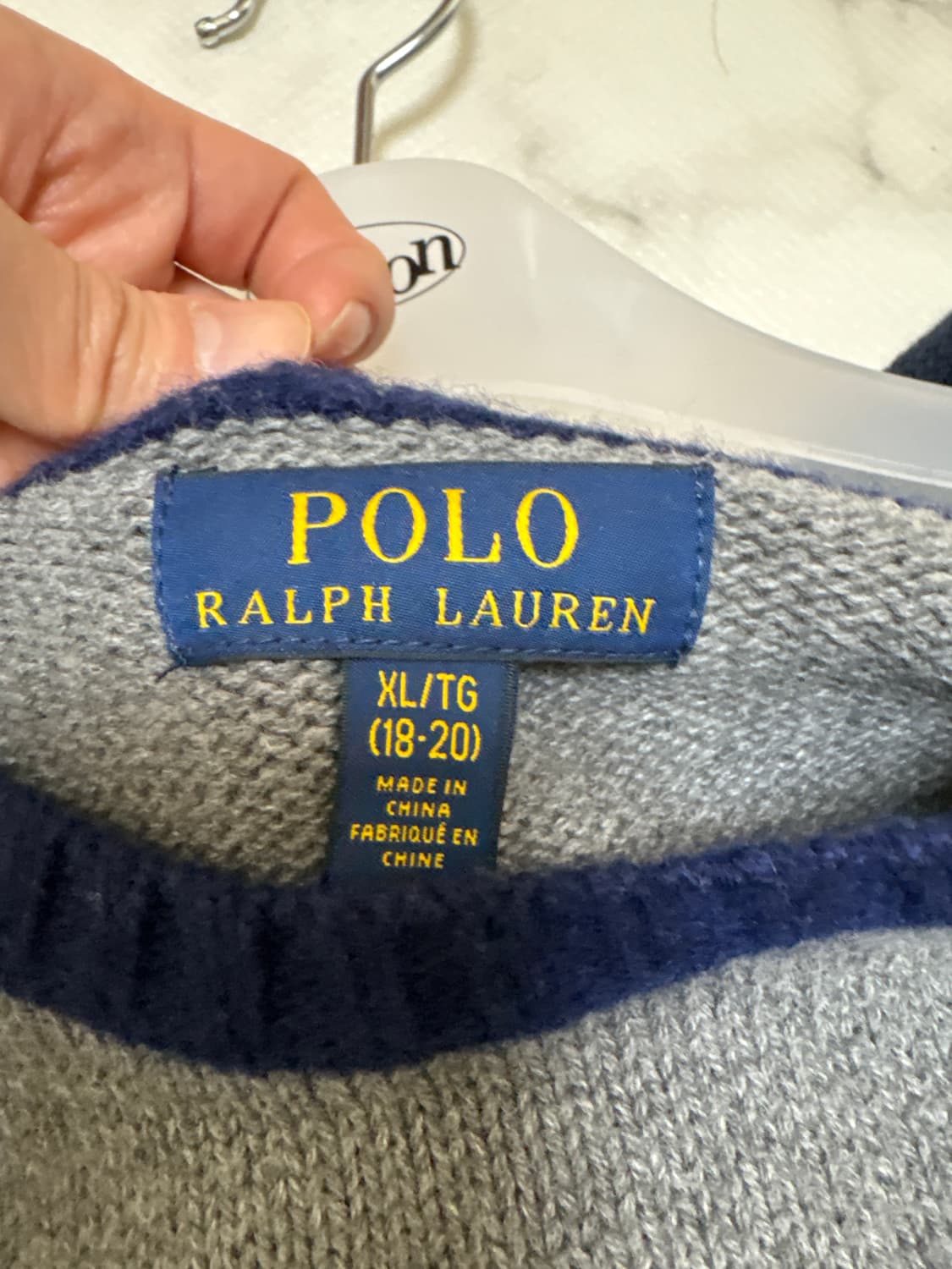 폴로 곰돌이 니트 상품이미지2