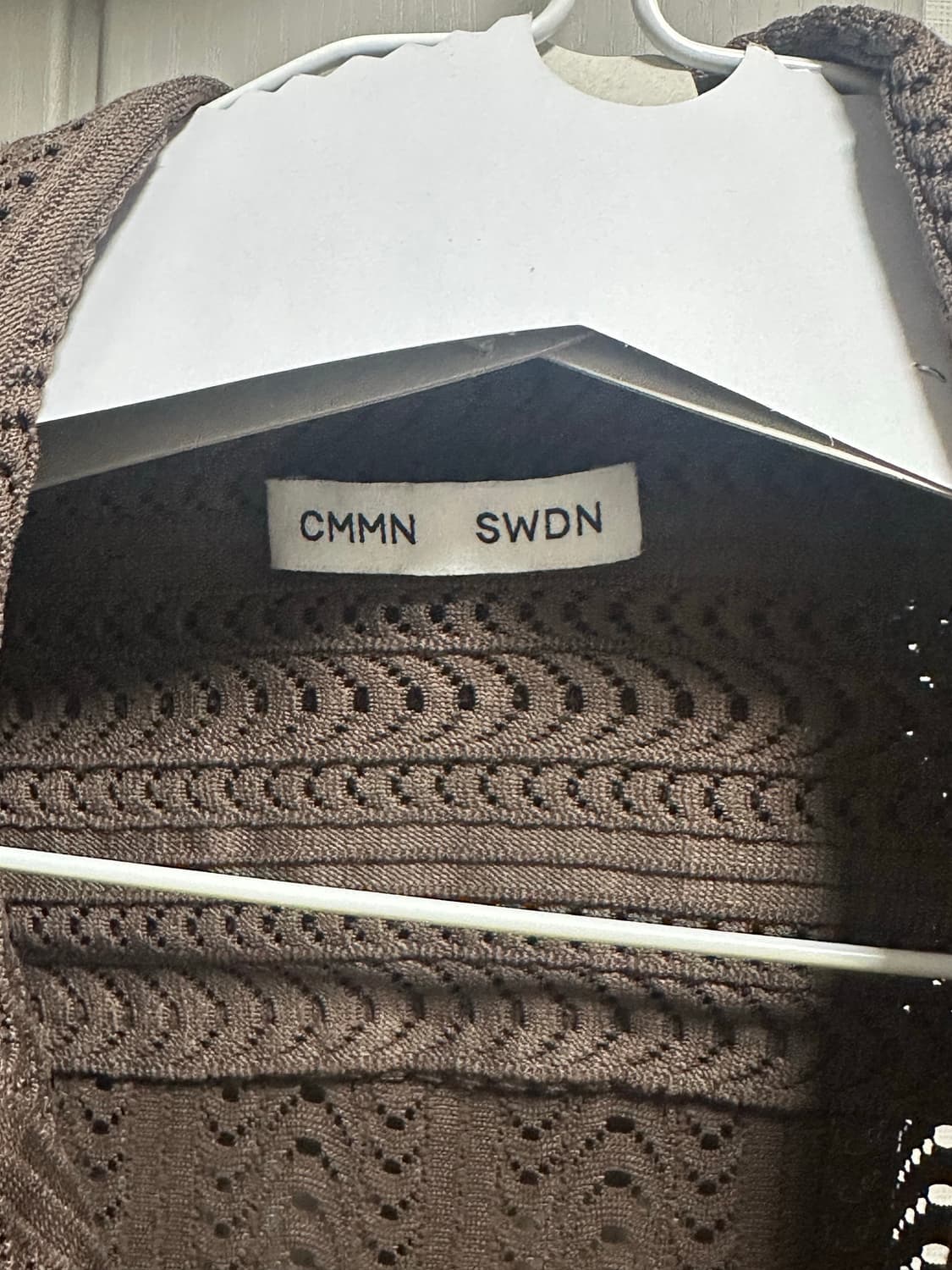 [L] 커먼스웨덴 크로쉐패턴 셔츠 상품이미지3