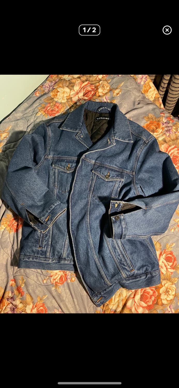 21ss Yproject  twisted denim jacket 상품이미지1