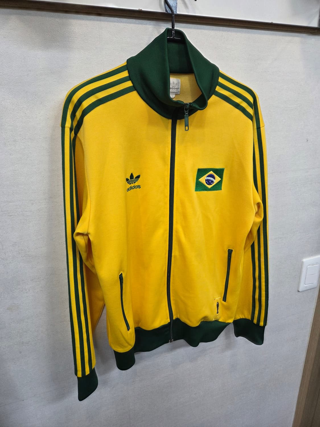 아디다스 올드스쿨 피파 브라질 트랙탑 져지 L 상품이미지6