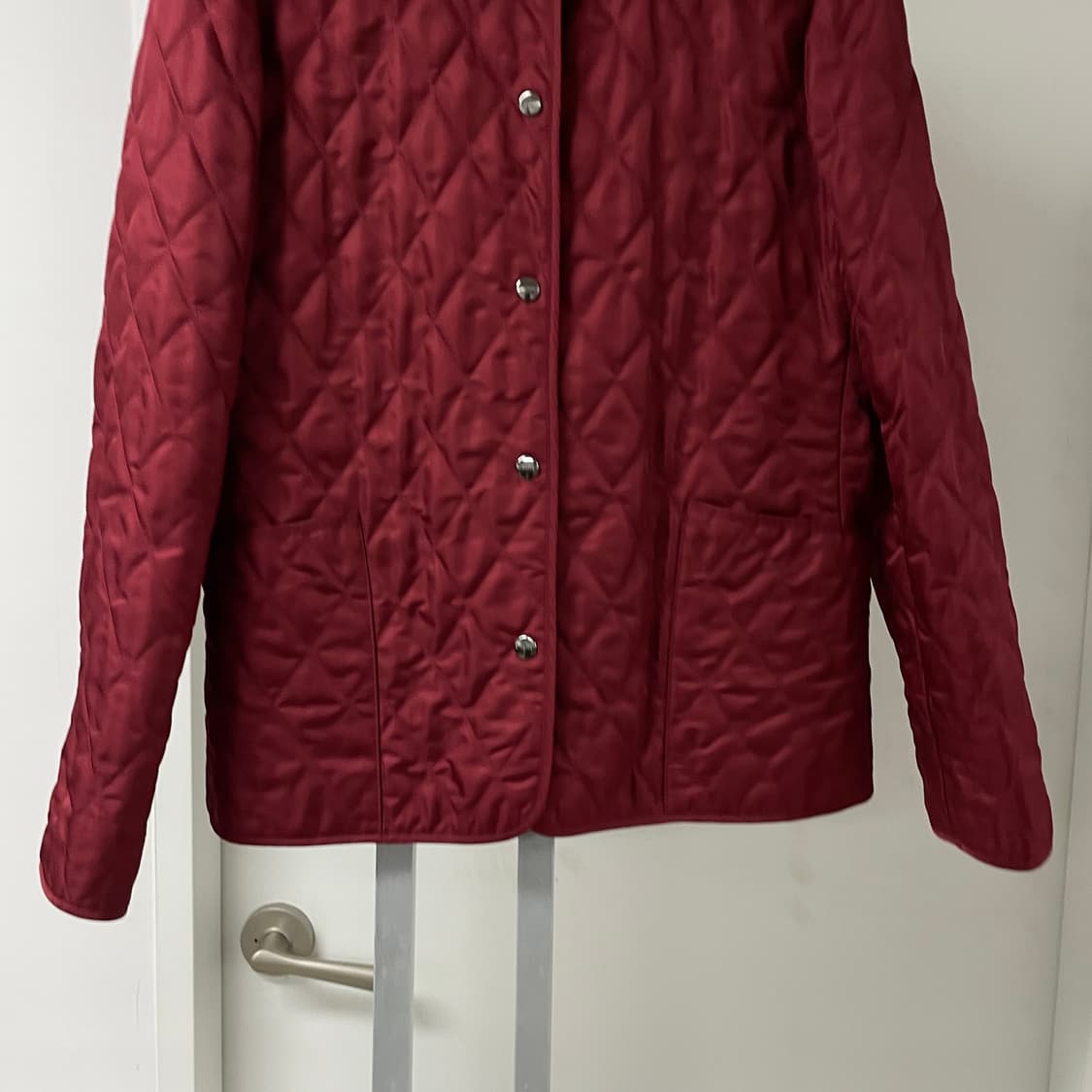 버버리 퀄팅 자켓 레드 M(W) 상품이미지3