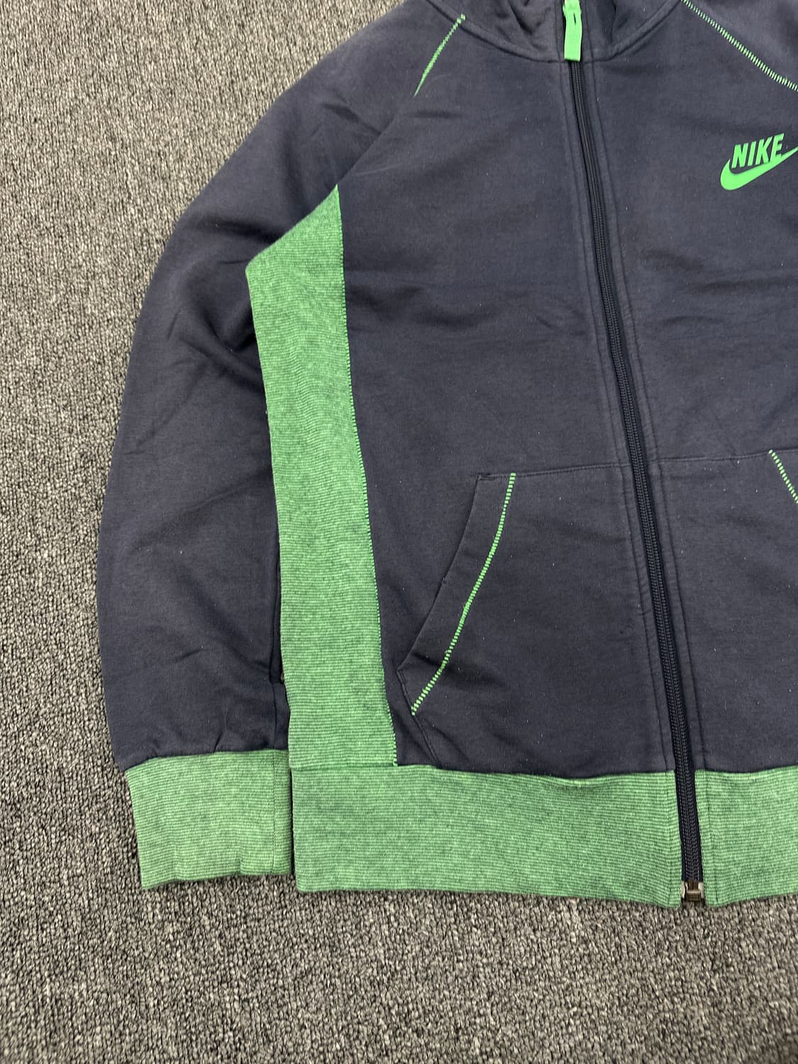 M) 나이키 00s 배색 집업 져지 트랙탑  상품이미지4