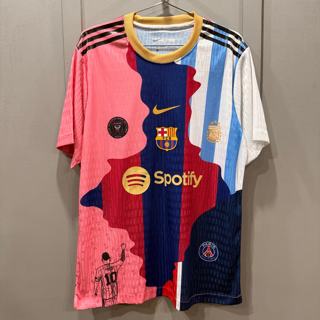 XL MESSI 10 메시 커리어 축구팀 믹스 반팔 티셔츠 상품이미지2