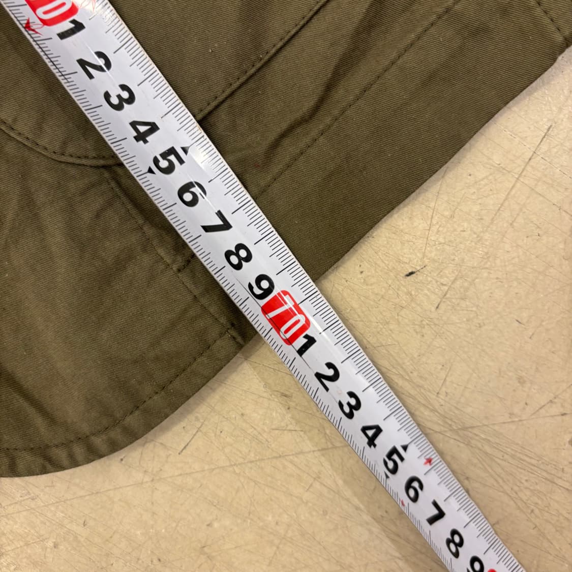 비슬로우 카키 투버튼 코튼 블레이저 상품이미지4