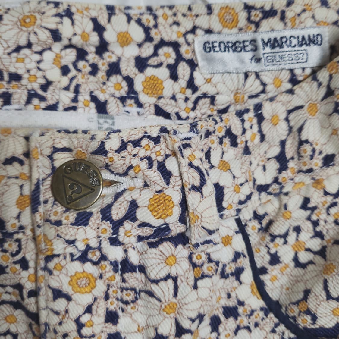 게스 코튼 플라워 스커트 상품이미지4