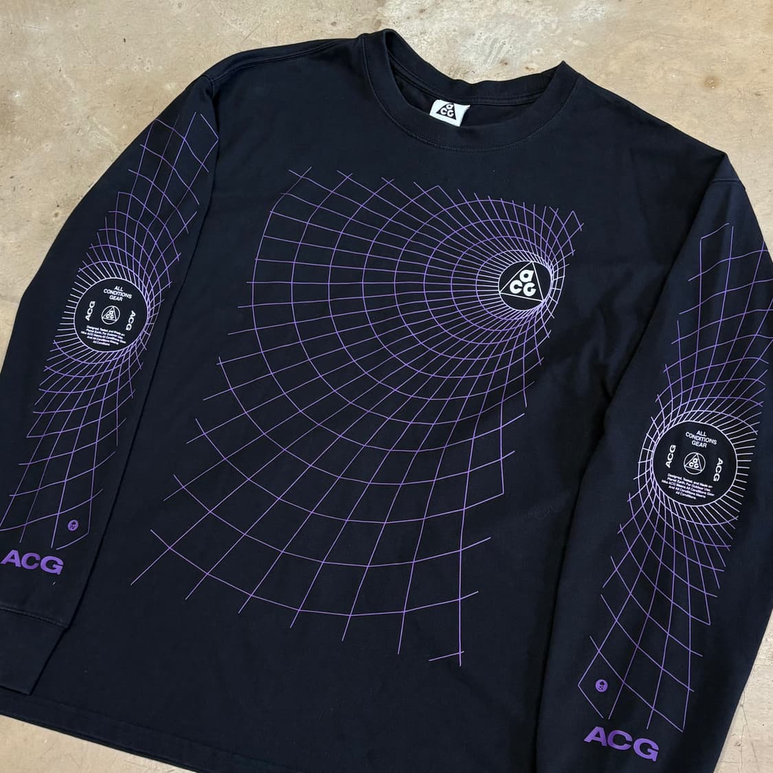 XXL 나이키 ACG 블랙 롱슬리브  상품이미지1