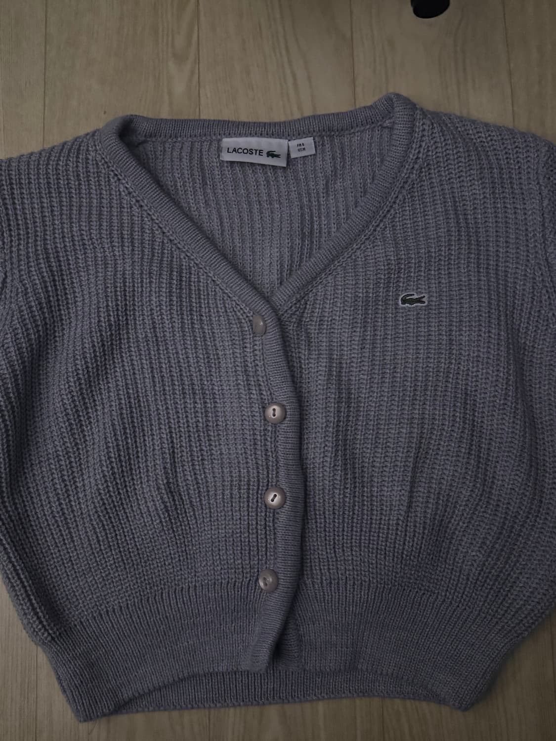 라코스테 여성 크롭 가디건 상품이미지1