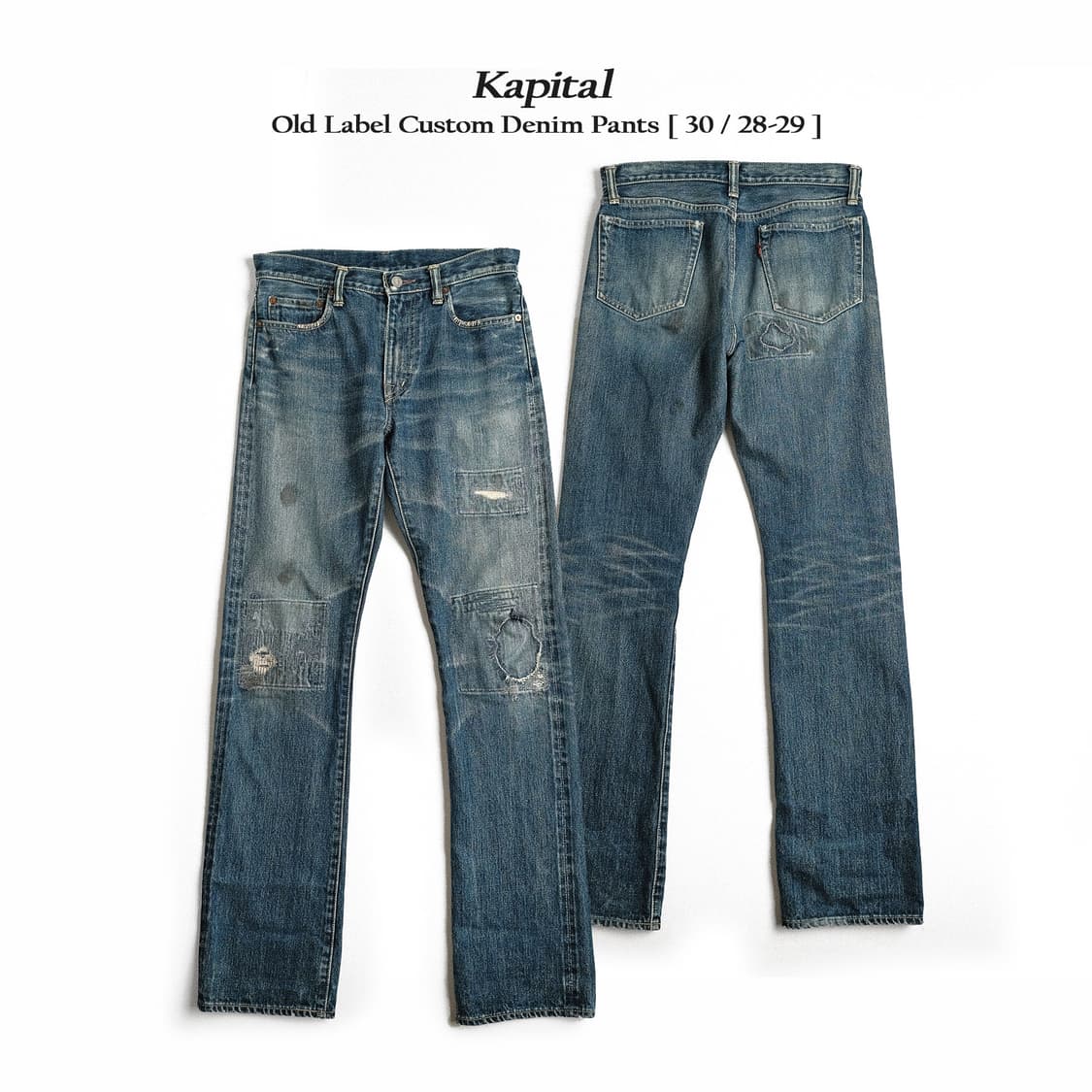 캐피탈 00s 커스텀 데님팬츠 30(28-29)사이즈 올드라벨 상품이미지1