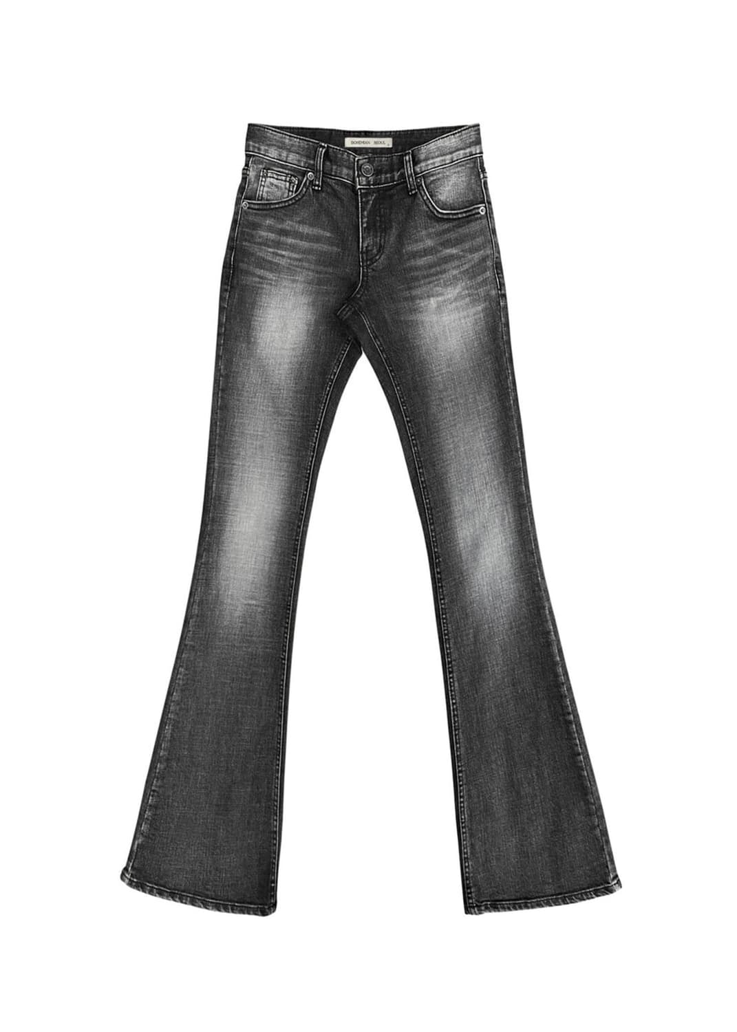 보헤미안서울 부츠컷 데님 팬츠 그레이 M 상품이미지1