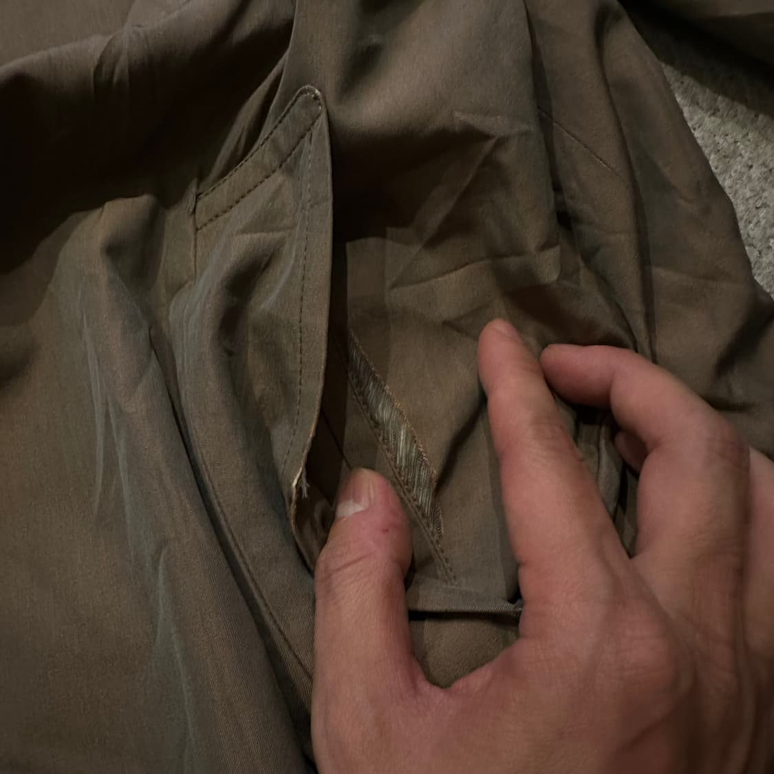 랑방 (Lanvin) 빈티지 트렌츠코트 상품이미지8