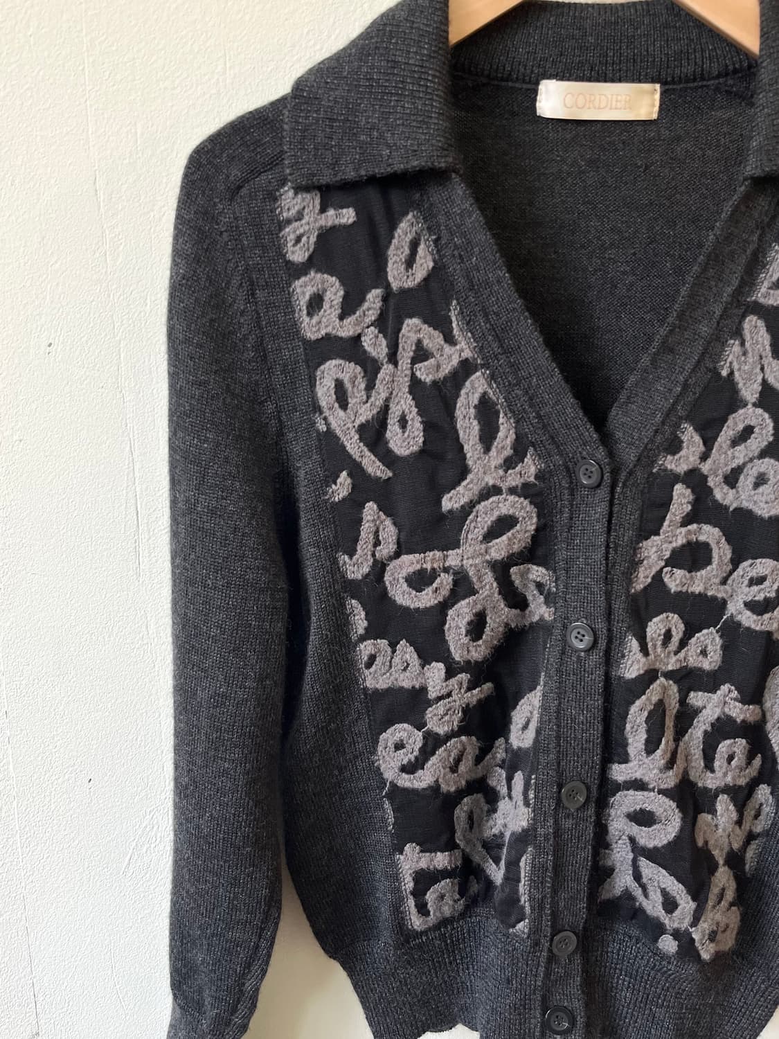 CORDIER 베스트 아트 가디건 상품이미지3