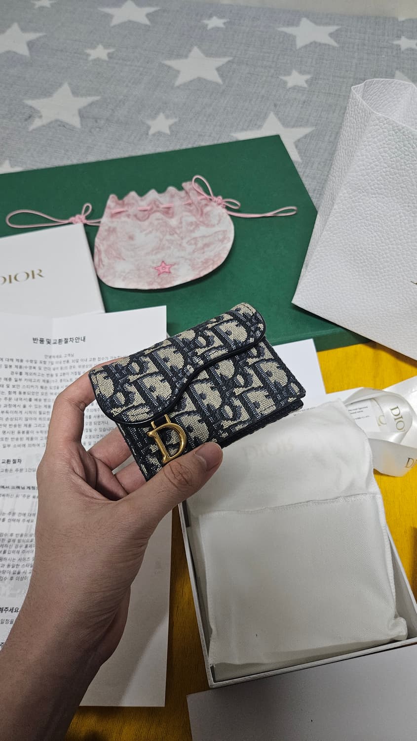 오블리크 새들 카드지갑 풀옵션 상품이미지1