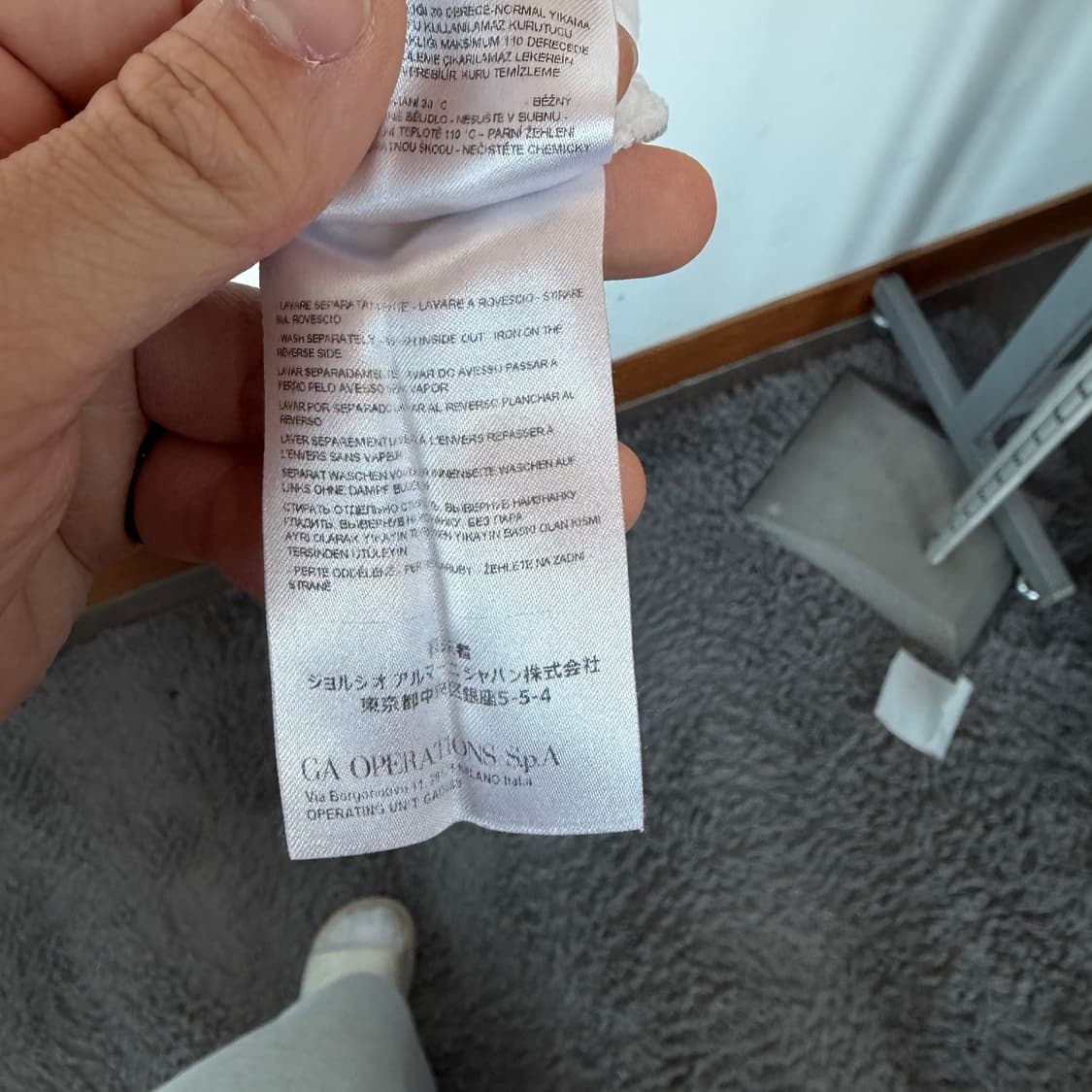 알마니 익스체인지 화이트 반팔 티셔츠 상품이미지5