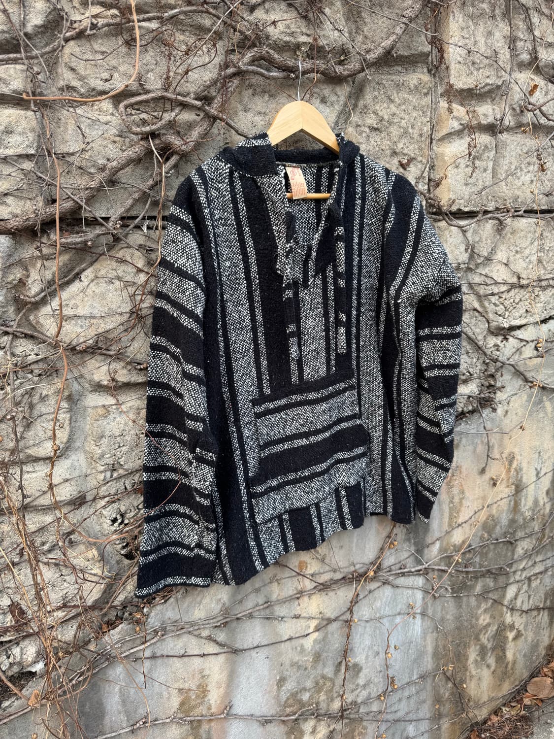 멕시코 핸드 우븐 블랑켓 후디 후드티 상품이미지3