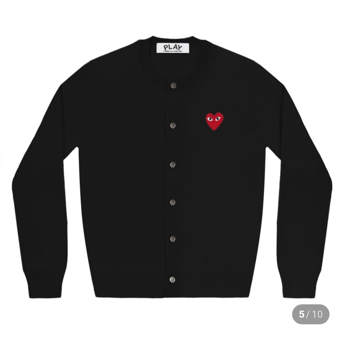 미개봉)정품)최저가)라운드) 꼼데가르송 가디건 상품이미지1