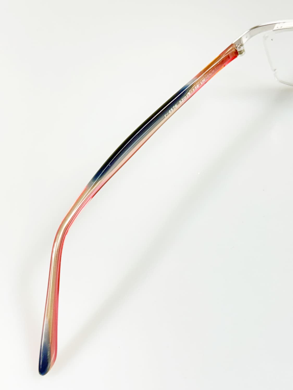 90s RENOMA Paris 실버 스퀘어 반무테 빈티지 안경 상품이미지7