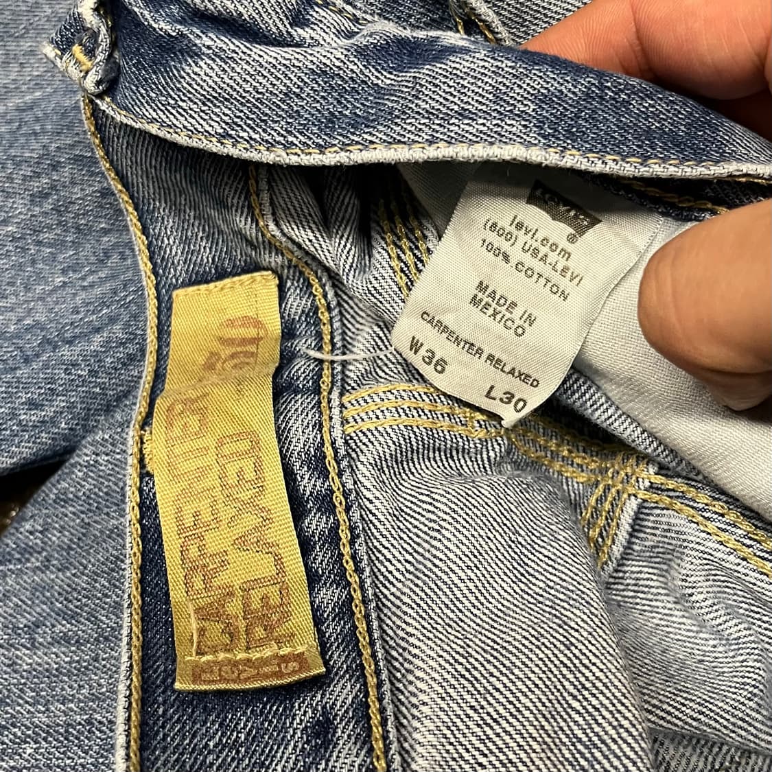 00s Levis550 카펜터 팬츠 (34“) 상품이미지5