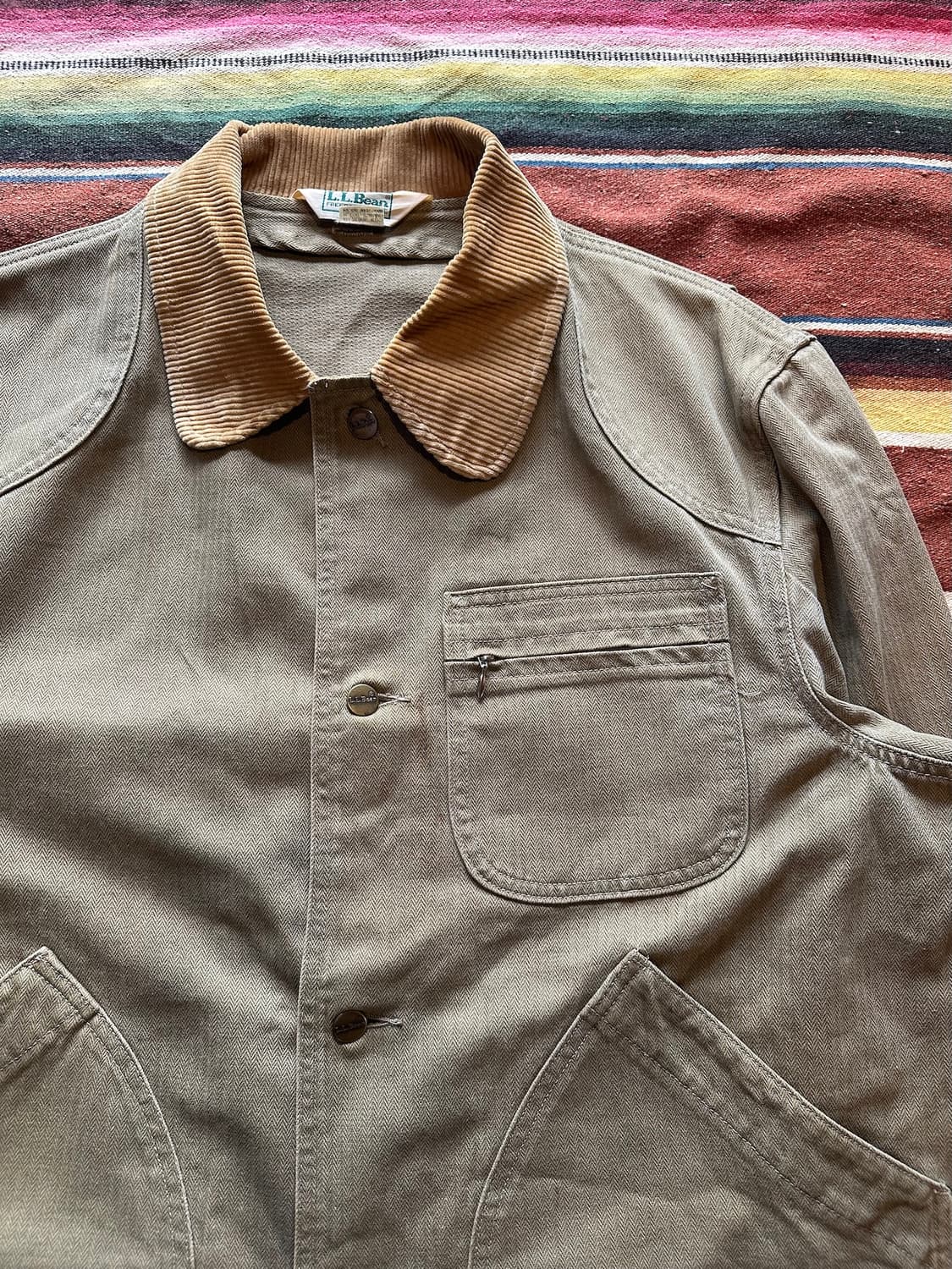 80s USA LL Bean 빈티지 엘엘빈 HBT 헌팅 자켓 상품이미지4