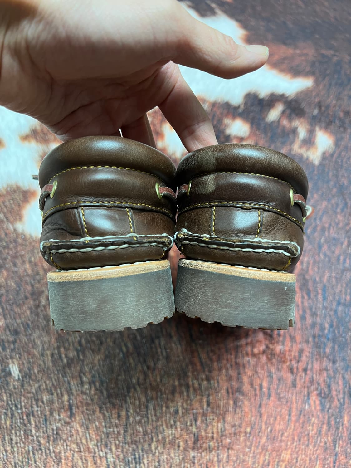 Timberland 팀버랜드 3-Eye 클래식 보트 슈즈 브라운 260 상품이미지5