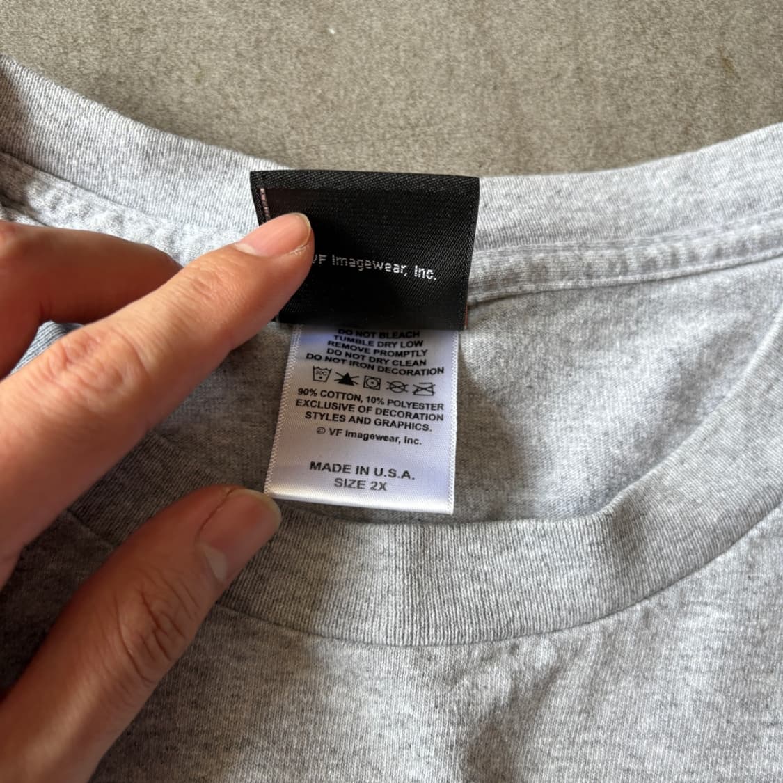 할리데이비슨 미국 생산 그레이 플레임 긴팔 티셔츠 상품이미지9