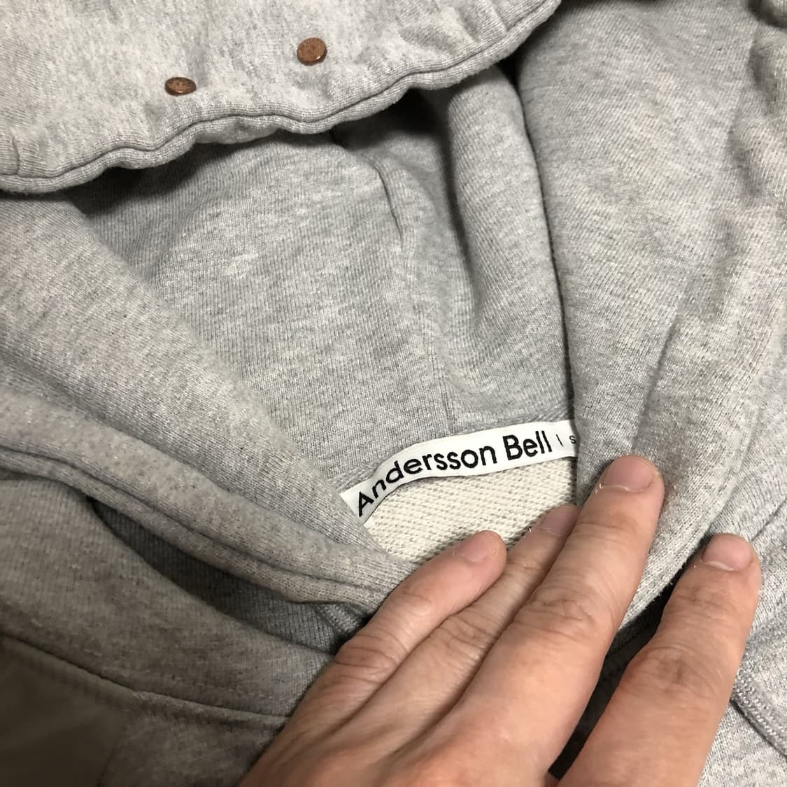 (S) 앤더슨벨 ANDERSSON BELL 21 FW 래글런 플래쉬 후드 상품이미지2