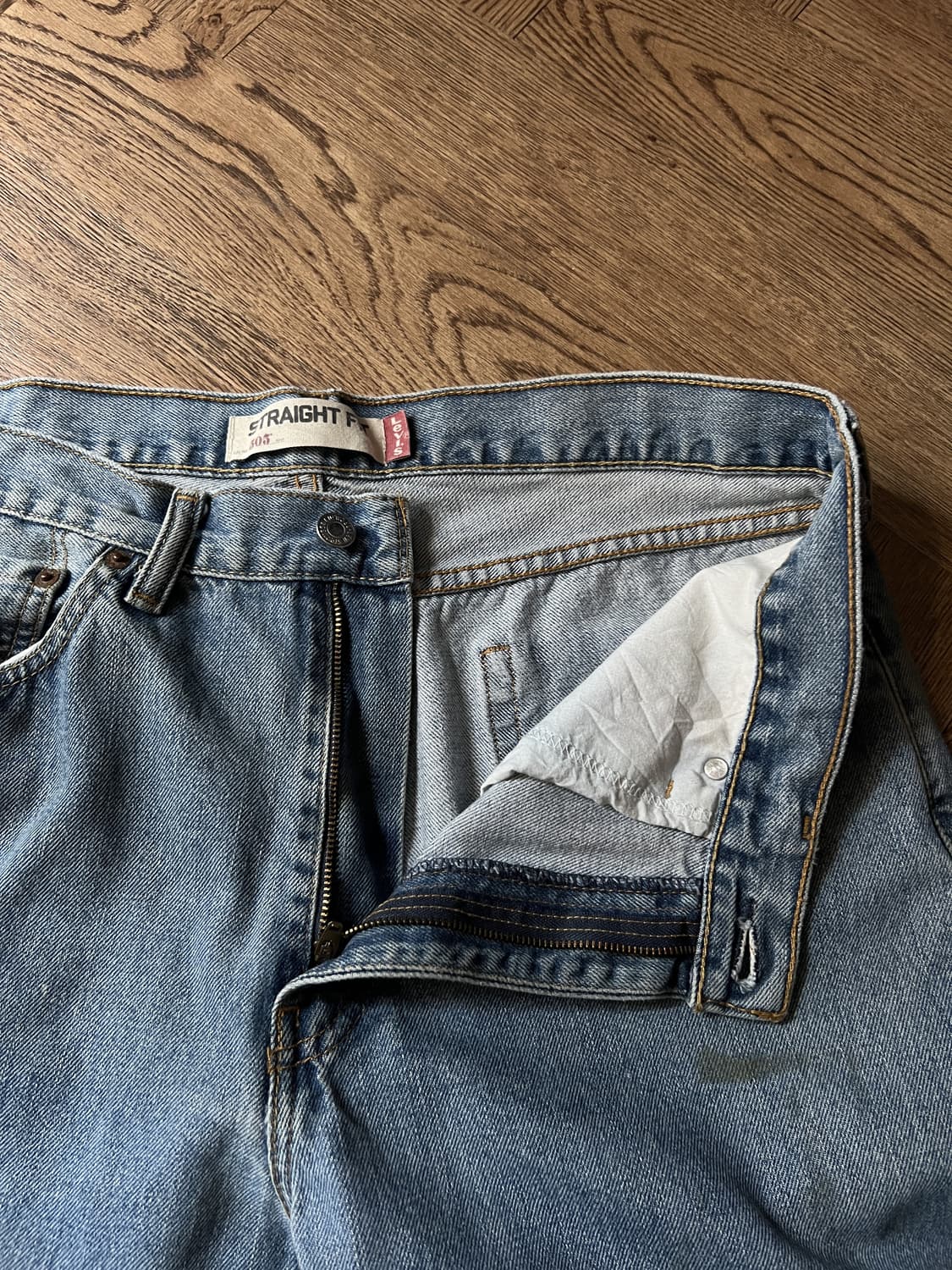 [35]리바이스 505 멕시코제 빈티지 워싱 데님 팬츠 상품이미지3