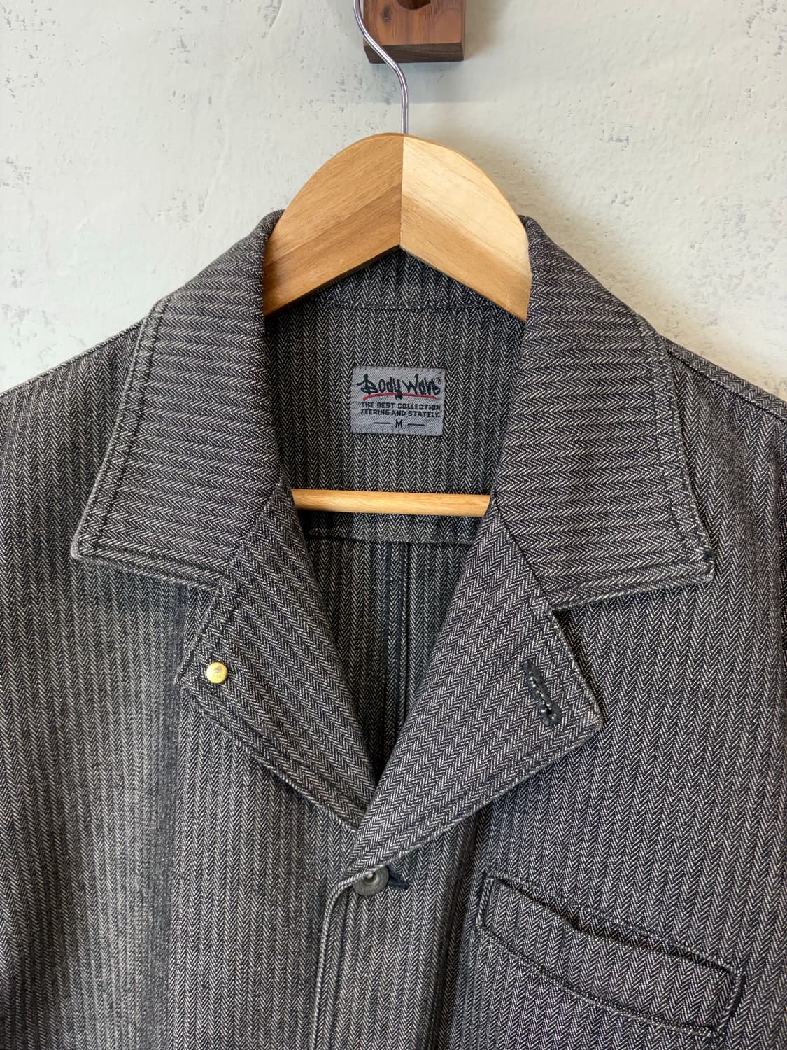 JPN 빈티지 헤링본 데님 초어 워크자켓 상품이미지5